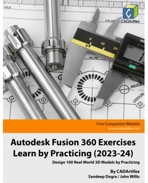 Autodesk Fusion 360 Exercises - Learn by Practicing (2023-24)